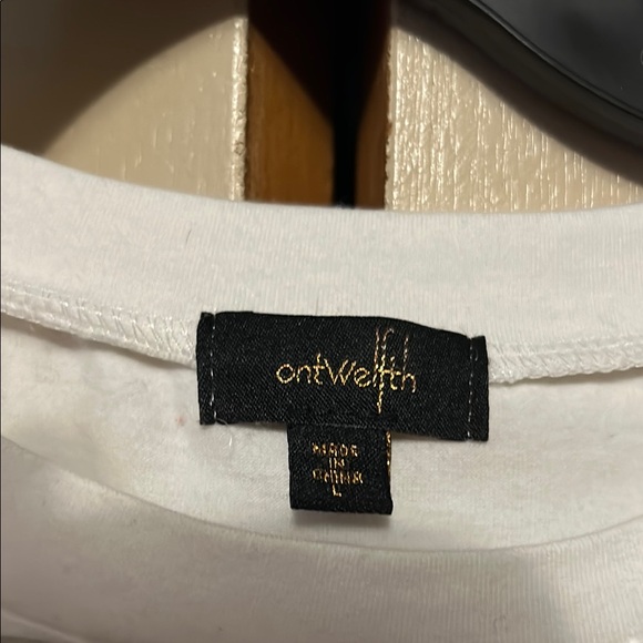 Ontwellth White Embellished Short Sleeve Tee - Picture 3 of 5